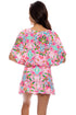 Luli Fama Ocean Drive Euphoria Playera V Neck Ruffle Dress